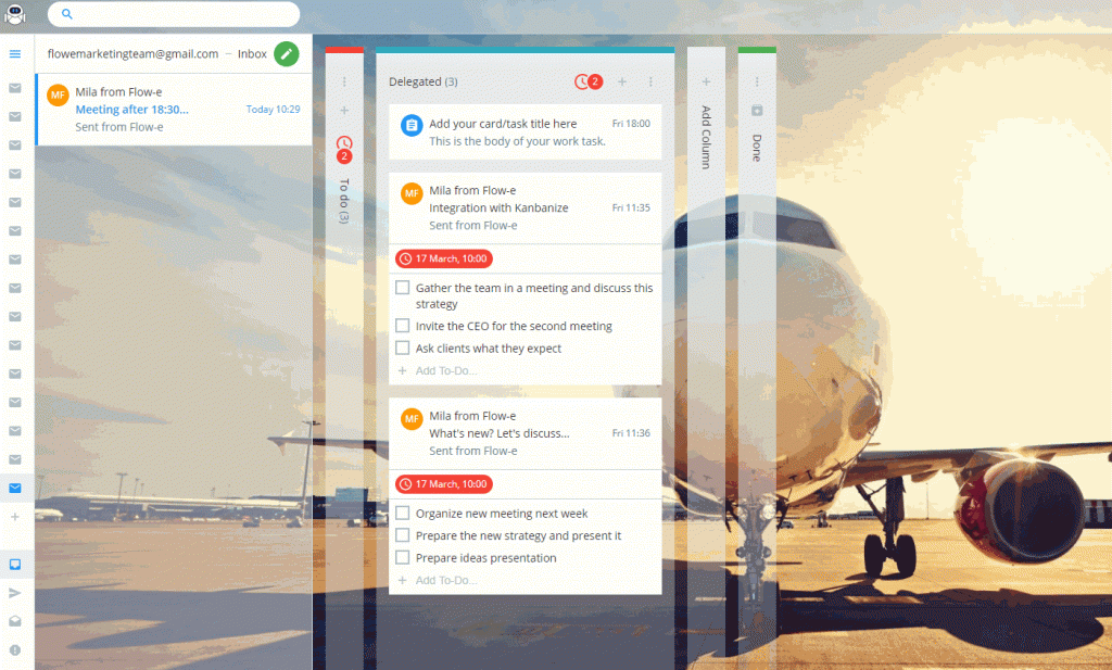 Create a new column in Gmail