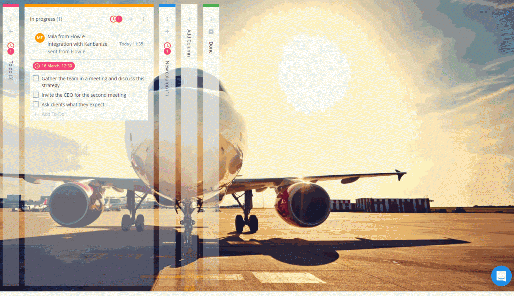 Create new task in Flow-e