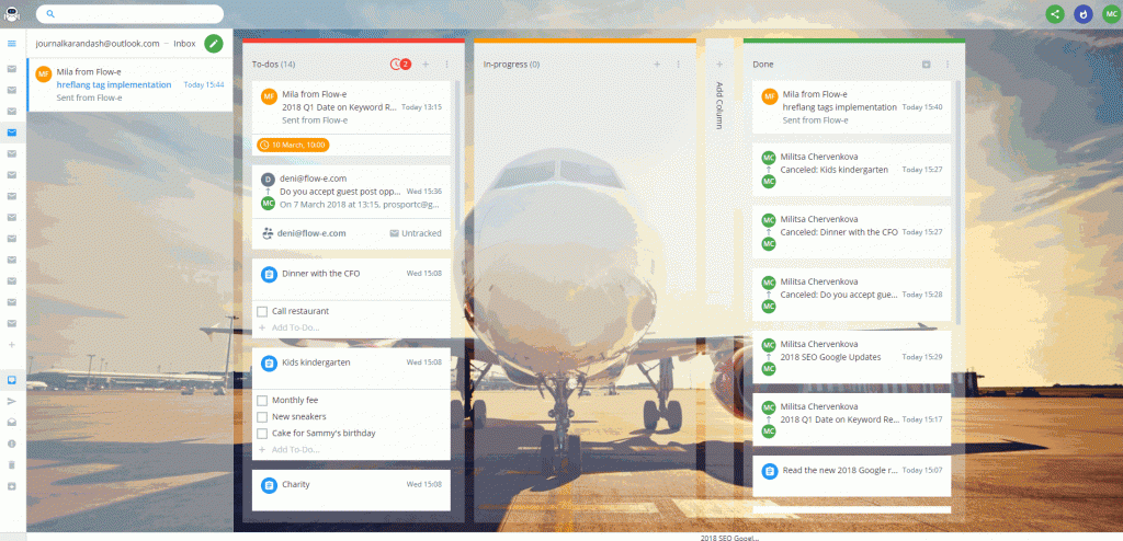 create a new column delegation in flow-e