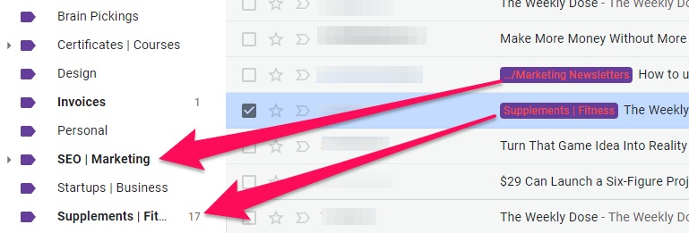 Organize Gmail Labels for Email Oragnization